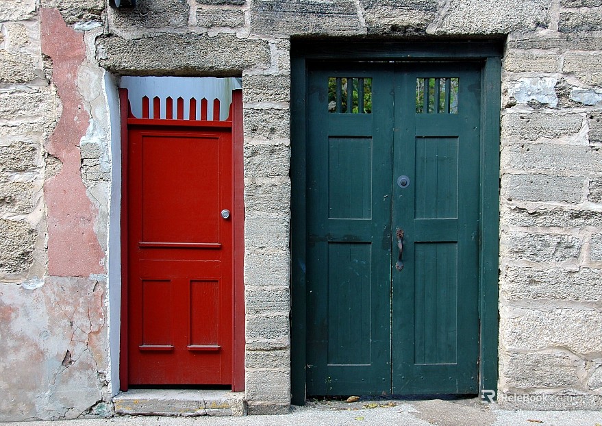 Wooden door texture