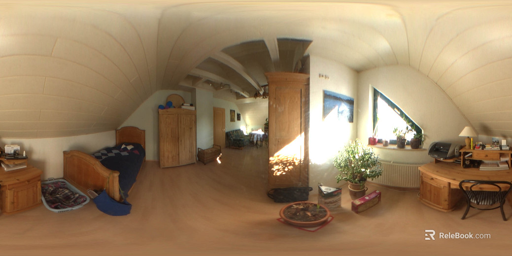 Indoor Home Decoration Bedroom Study Day HDR texture