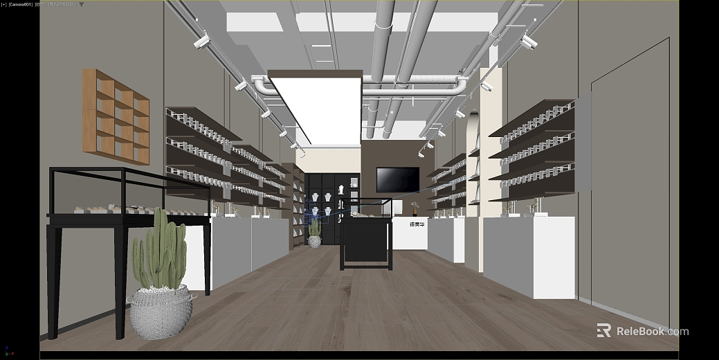Light gray wood floor commercial shop floor texture