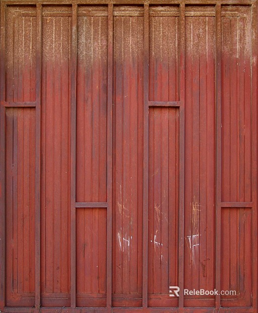 Metal door texture