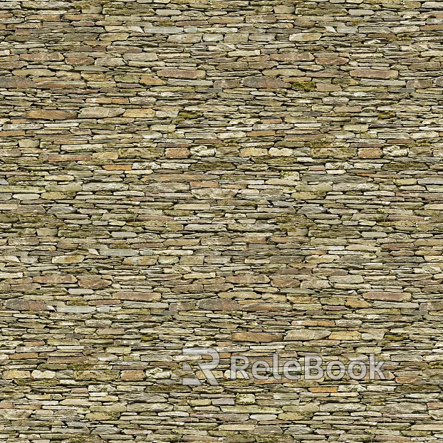 Neat stone brick wall seamless texture