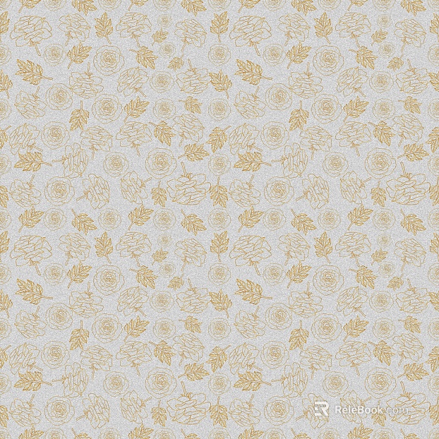 Light gray gold-based mosaic fabric texture