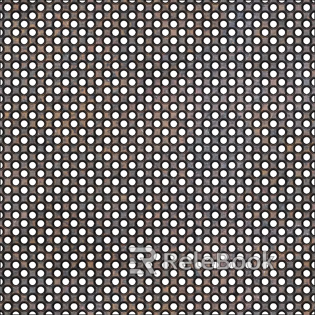 Perforated plate texture