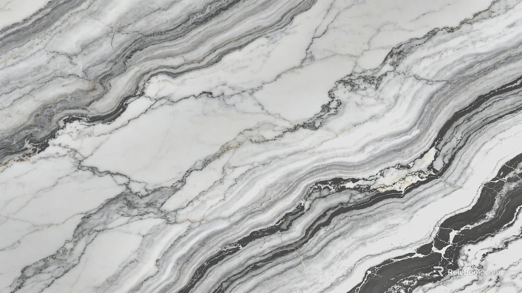Marble with a flowing water pattern texture