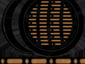 Industrial wind black gold metal perforated plate texture (ID:ffaeh778426)