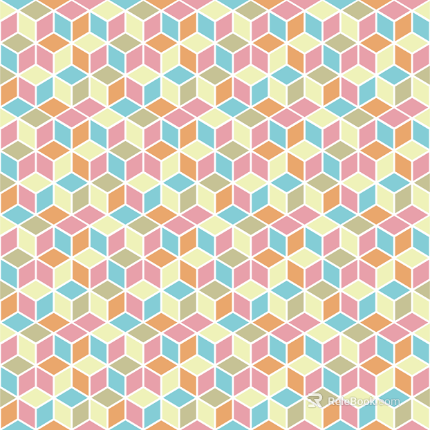 lattice cube staggered pattern texture