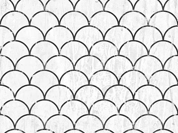 Feather brick fish scale black and white figure seamless texture (ID:ffaag29724)