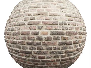 Brick wall PBR texture (ID:ffach796281)