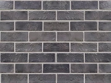 Dark gray brick wall, building exterior wall texture (ID:ffaeh902921)