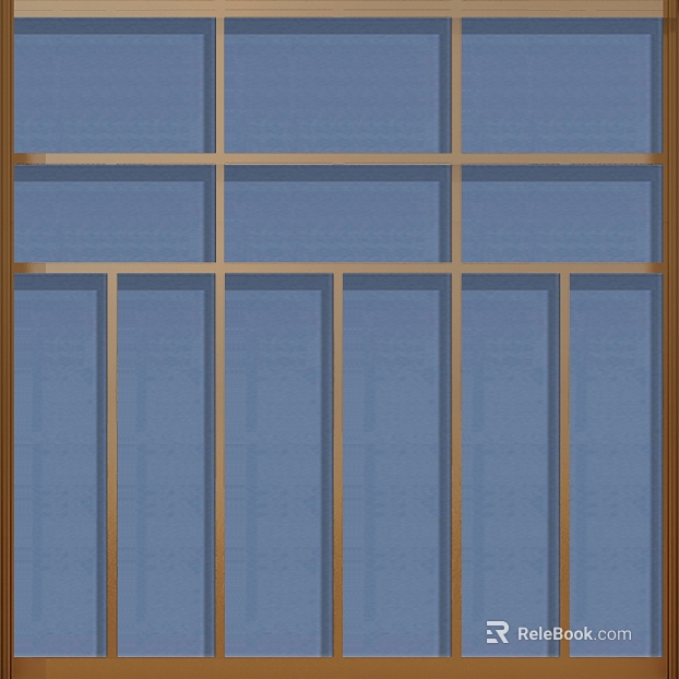 Blues frosted glass interior doors and windows texture