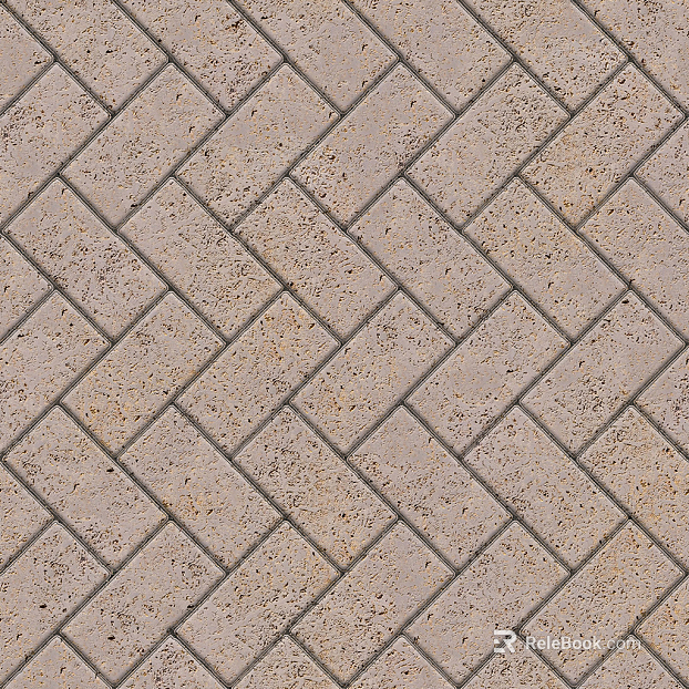 Herringbone pattern cement floor tile permeable brick sidewalk road square ground texture
