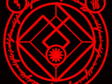 Red Magic Rune Decorative Pattern texture (ID:ffaeh003796)