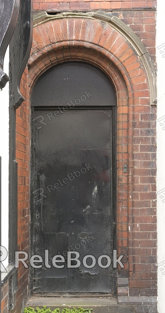 Metal door texture