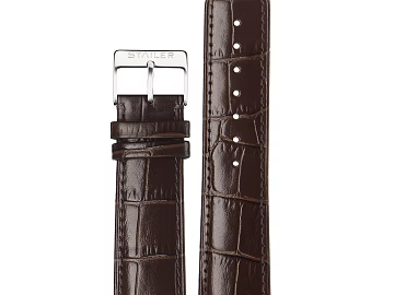 Dark Brown STAILER Crocodile Strap texture (ID:ffaeh738771)