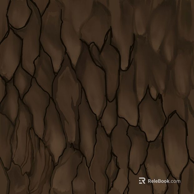 Dark brown bark texture wall decoration texture