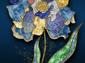 three-dimensional physical painting texture (ID:ffaeg92235)