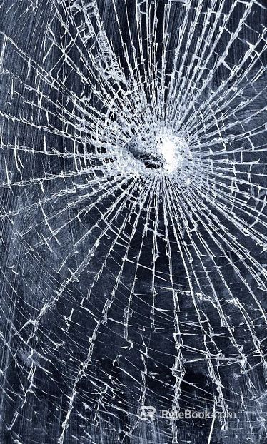 Broken glass texture