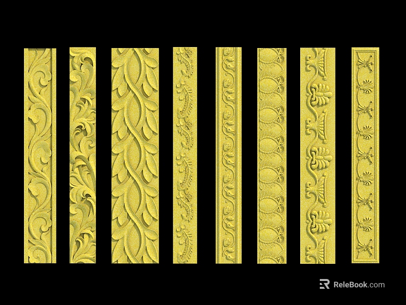 Embossed Metal Embossed Decoration texture