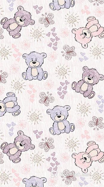 Children's wallpaper texture