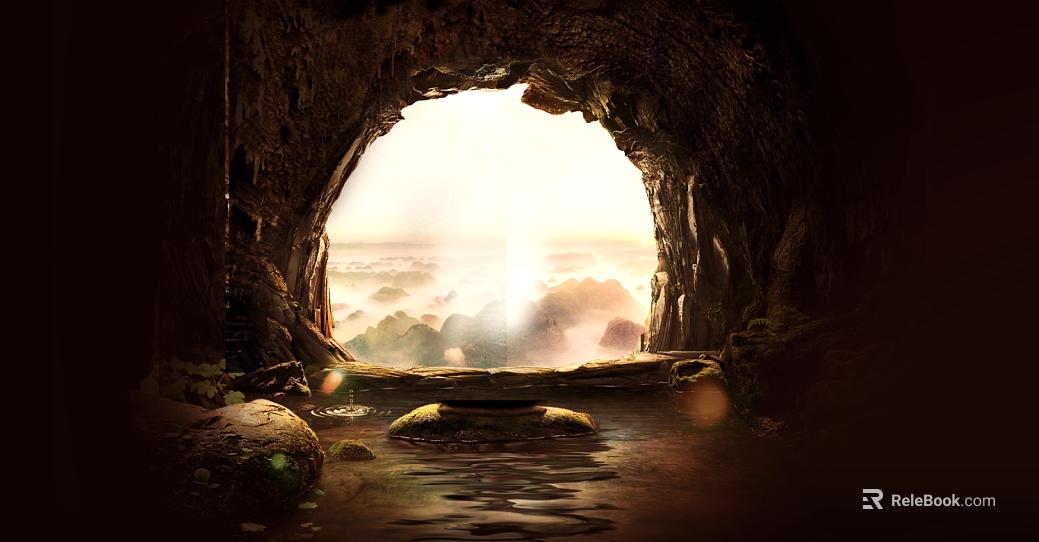 landscape painting texture