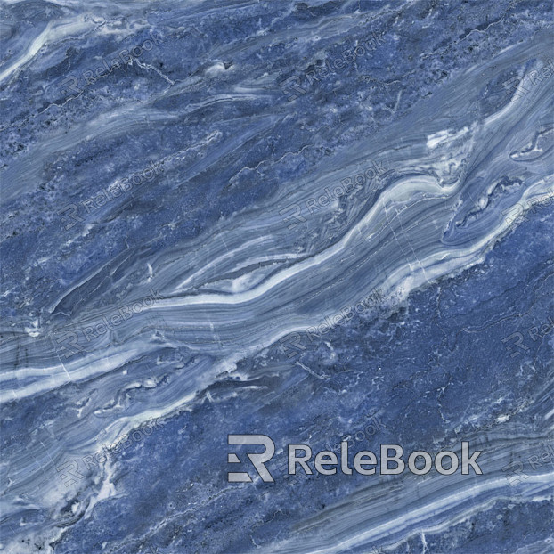 Running Water Pattern Marble, featuring fluid, undulating veins in soft gray and white tones against a subtly hued background, evoking the serene movement of water.