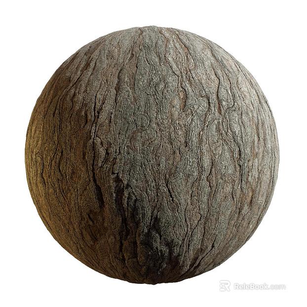 East Asian Bark PBR texture
