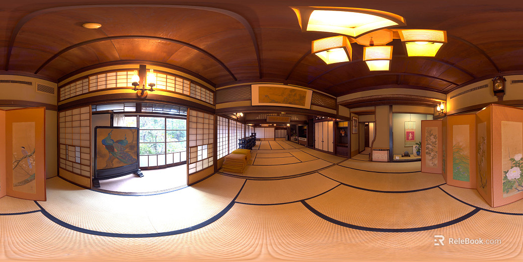 Japanese Tatami Day HDR texture