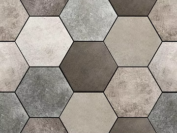 Hexagonal brick interior wall contrast brick texture (ID:ffagg53470)