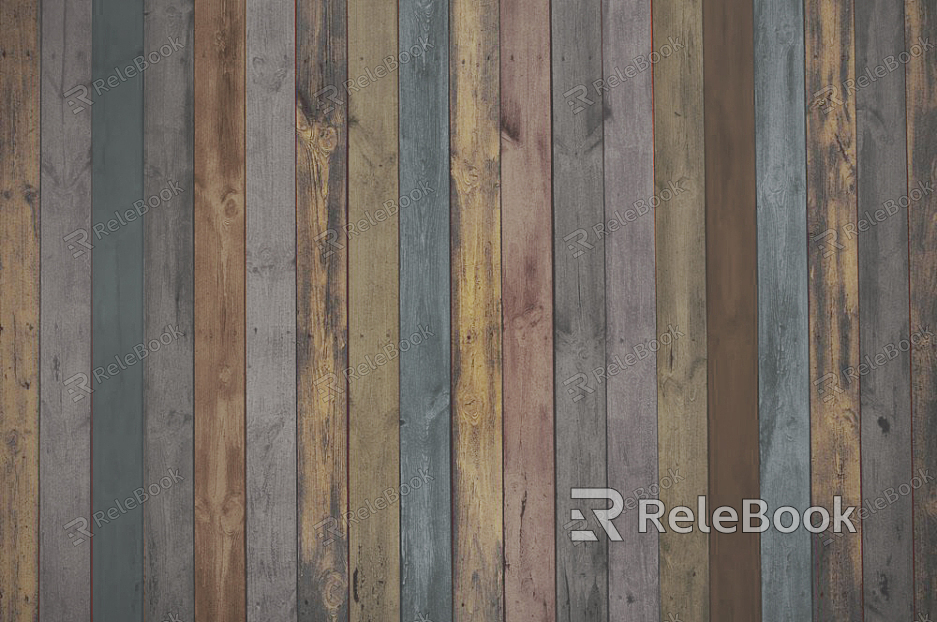 Wooden panel texture