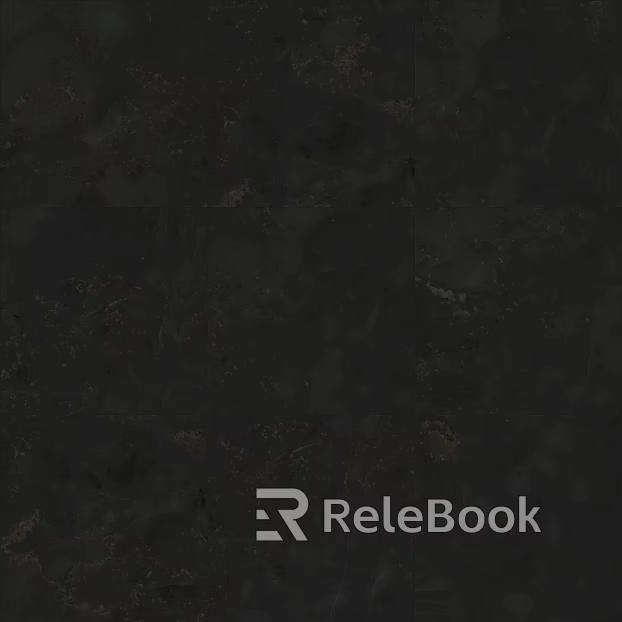Antique Tile Black Unpatterned Floor Tile Seamless texture