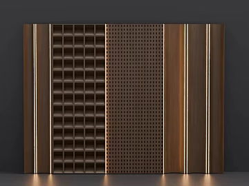 Deep walnut wall panel interior background wall texture (ID:ffaeh868526)