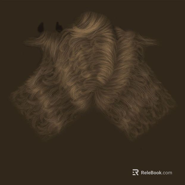Light brown animal hair texture