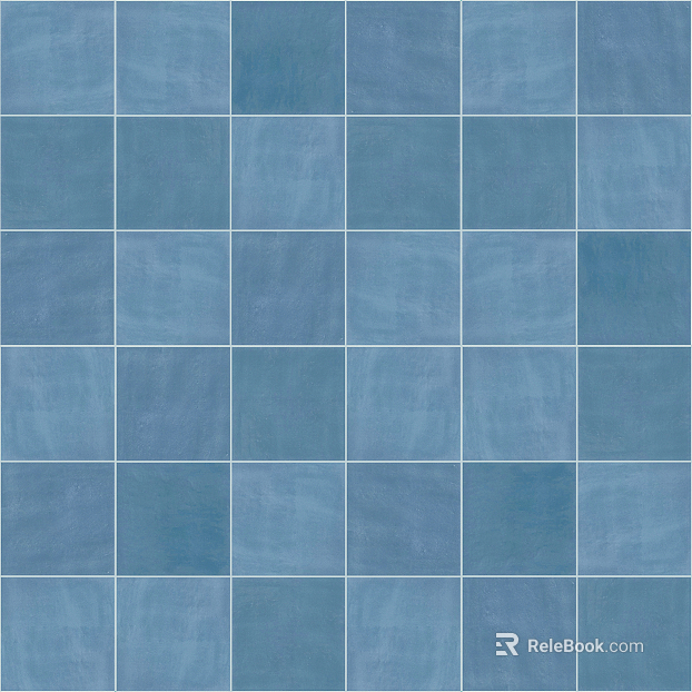 Modern Minimalist Small Square Brick Blue Square Brick Plaid Brick texture