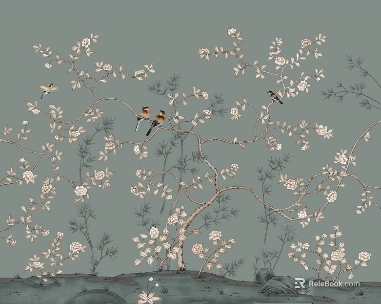 animal and plant pattern texture
