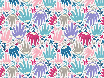 Modern plant print wallpaper texture (ID:ffaeh521227)