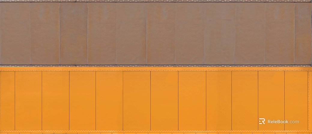 Simple Cafe Yellow Splicing Wall Panel texture