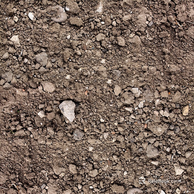 Brown dirt ground outdoor field texture