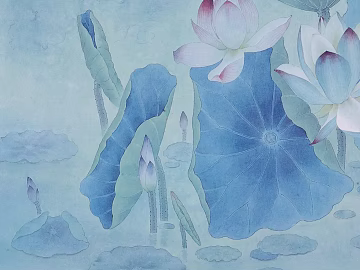 traditional Chinese painting decorative painting texture (ID:ffabf5846)