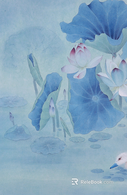 traditional Chinese painting decorative painting texture