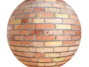 Brick wall PBR texture (ID:ffach228714)