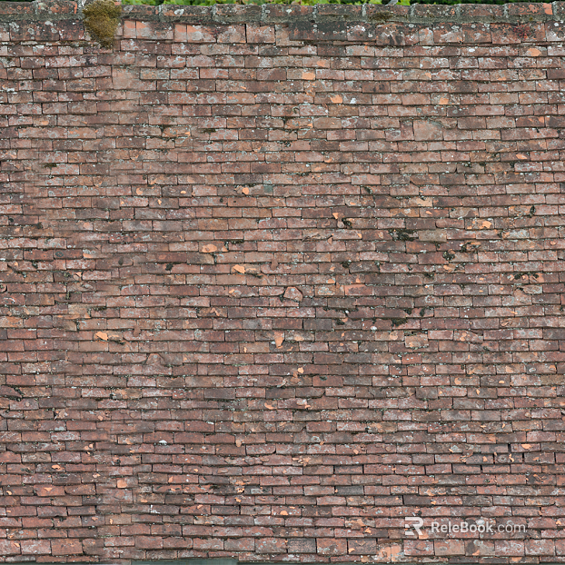 Red-brown old brick wall exterior wall finish texture