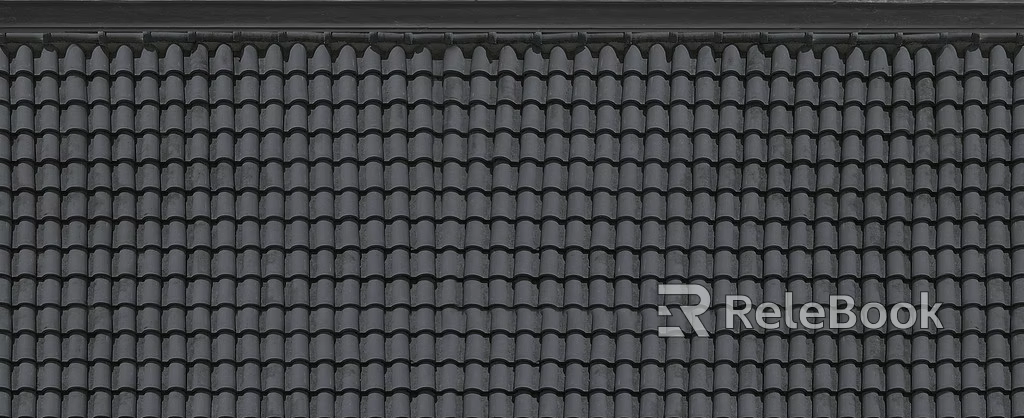 Green tile texture