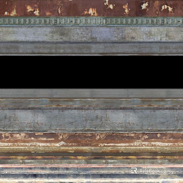 Industrial wind old metal components texture