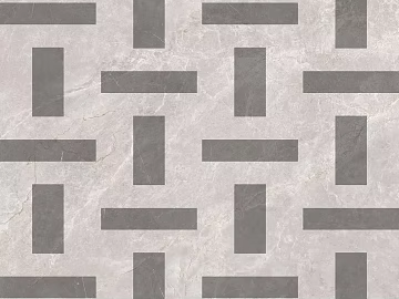 Retro Geometric Tile Mosaic 3d model