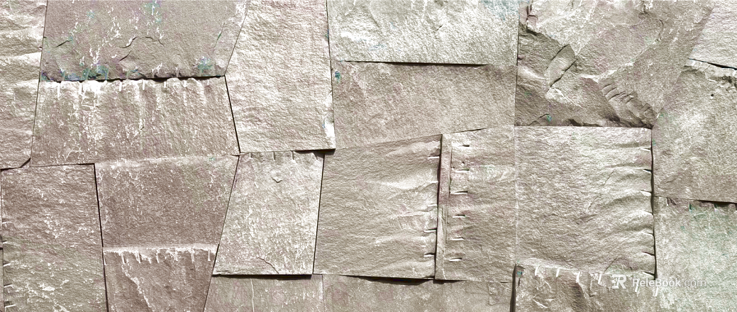 Light gray culture stone wall decoration texture