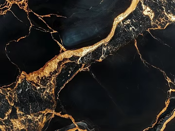 Black Golden Flower Marble texture (ID:ffach040155)