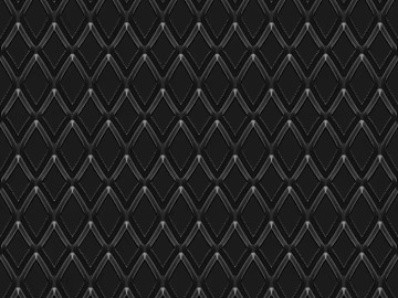 Black diamond check leather soft fabric 3d model