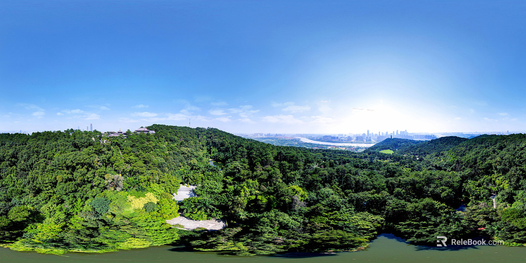 HDR mountain field landscape panorama texture