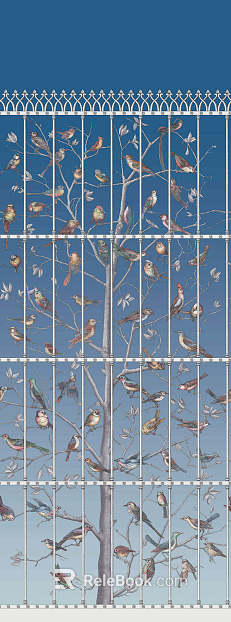 animal and plant pattern texture