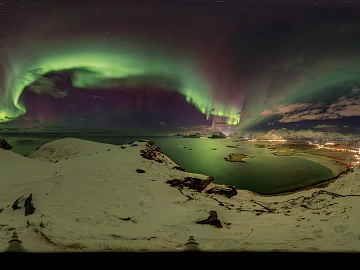 Cosmic starry aurora HDR texture (ID:ffach132978)